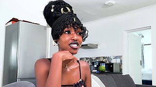 I turned this EBONY 18YO into my personal fuck toy