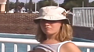 Wild Public Exhibition with Petite Spinner Freak