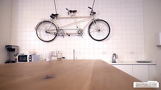 Fit Xxx Sandy Tempts with Snack Time Office Passion