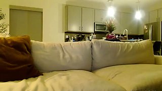 Horny blonde slut suck cock and takes hard BBC pounding live