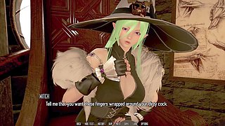 Big titted milf with purple hair goes on a wild space adventure in this animated hentai