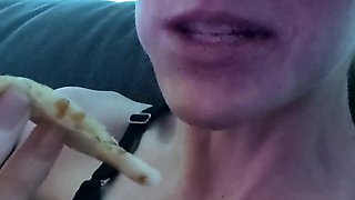 Czech amateur bangs outdoor pov