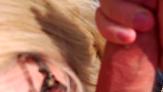 Girl Can’t Resist Getting Fucked at on Old Castle - Public Blowjob, Doggy Fuck and Nearly Caught