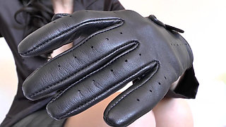 Black Leather Gloves-the Scent of Leather Turns You on so Much, Lady Victoria Valente