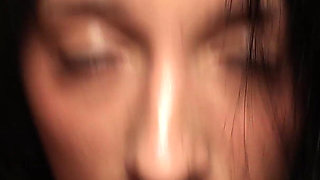 Skinny Brunette Pulled From Pool & Hard Fucked on Couch - Mouth Taped, Squirting Orgasm