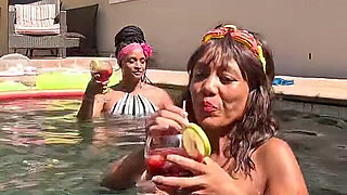 Twisted Nymphs - Rosie and Pam's Sexy Pool Party - Part 1