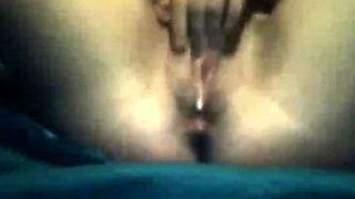 Creamy Pussy Squirts on Webcam