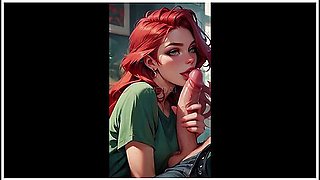 Ruiva Senta Na Rola (video Gerado Por Ia