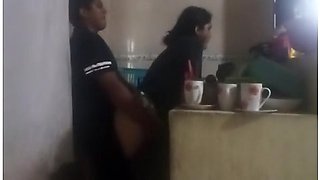 Maid Fucked In The Kitchen (my Wife Almost Discovered Us)