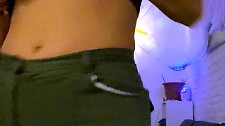 Amateur blondie solo anal masturbation