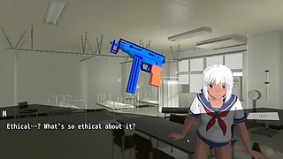 Cheery Asian girl Cuminggaming brings fun with kisses and a footjob