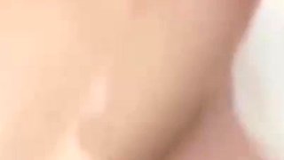 Small tit GF gives POV blowjob on my denim