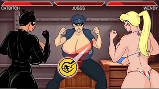 Unleash Wild Passion in a Hentai Game with a Busty Latina Heroine