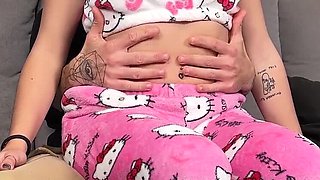 Innocent Stepdaughter Alone with Perv Stepdad – Cute 18 Teen Teasing & Fingering