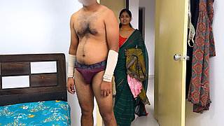 A Guest Had Come to Komal's House, He Was Bathing and Wearing Underwear.