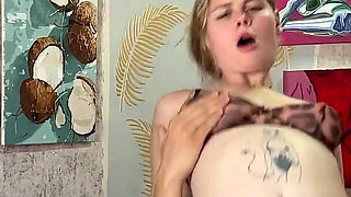 Stepsister Takes Control Aggressive Dry Hump & Throat Squeeze Orgasm