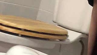 Filming step mother in the bathroom