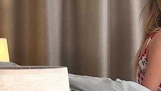 Bored CFNM Handjob Sparks Unintended Cum on Her Soft Hands - College Girl Skirt, Lace Panties, and Mesmerizing Multi-angle Views