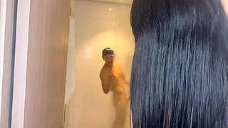 Latina Babe And Her Boyfriend Have Hot Shower Sex. Ray Dimarco