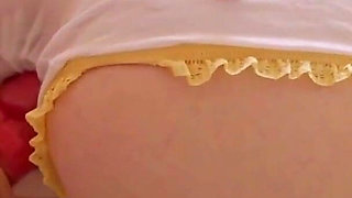 Stepbrother Just Rub My Pussy but Don't Penetrate Please! Cum on Panties