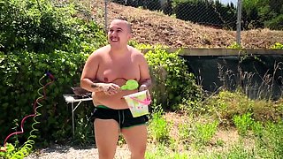 Sexy group sex with two stunning brunettes doing 69