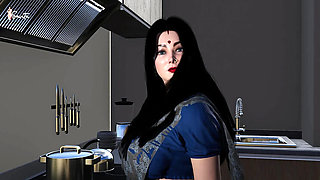 Savita Bhabhi Hot Desi Fucked Hard by Devar in Kitchen - Rough Sex, Big Tits, Creampie