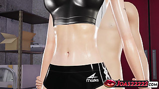 Eun-hye's Post-training Fuck - 3D Hentai Thighjob Fetish for Wet Pussy Teasing, POV Doggystyle Creampie