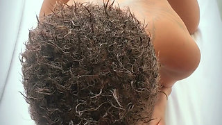 Tiny Ebony Petite Girl Loves to Hangout with Big Dick Boys