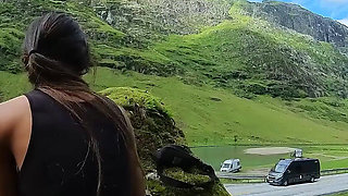 Masturbation with a Beautiful Views