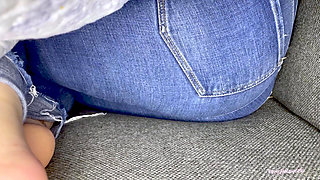 Farting Under Blanket in Jeans