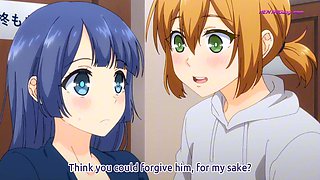 Anime MILF gets on all fours and begs for deep pounding