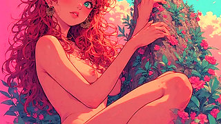 Unlock the Retro Charm Neon Vintage Anime Art Featuring Male and Female Characters