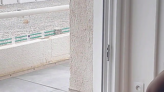 Hot French MILF Met at the Beach Gets Fucked Hard by a Stranger's BBC on Her Rooftop