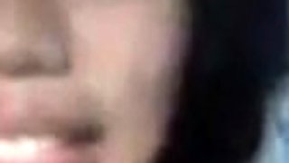 Skinny Asian Girl on a Video Call