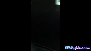 Cuckold's Swedish Girl at the Glory Hole