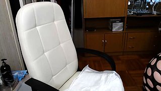 Brunette Milf In Red Stockings Webcam Toying