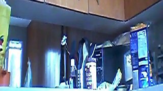 Amateur striptease and Solo masturbation