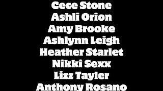 Hot group sex video with hardcore latex porn scenes