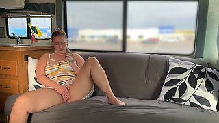 Cumming in Public Solo Parking Lot Finger Fuck