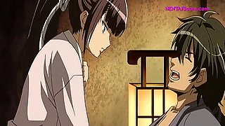 Samurai Swordsman Ravishes Anime Beauty in Ancient Japan