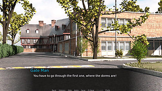 Lancaster Boarding House 1 - Game Intro Ryan Meets Chloe & Feels Her Big Breasts