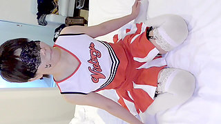 No.41 Cheerleader Cosplay Lying Down Deep Throat Sex