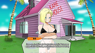 Hybrid Eroventures - The Cute Panties of Android 18
