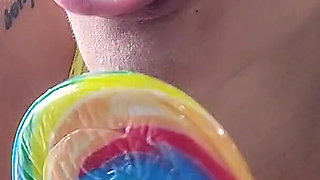 Sucking Lollipop for Diogo