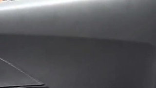 I Showed My Hard Cock to the Beautiful Redhead!