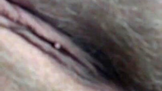 Fingering My Super Hairy Asshole with Moaning