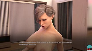 School adventure with a sexy mom character in this visual novel gameplay