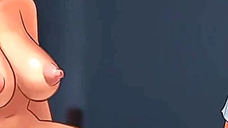 Summertime saga: stepson fingers his stepmom's pussy ep 187