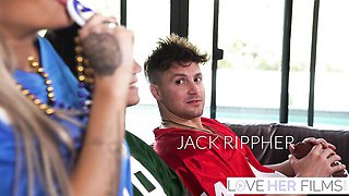 Cover-girl Jay and Kitana's pornstar scene