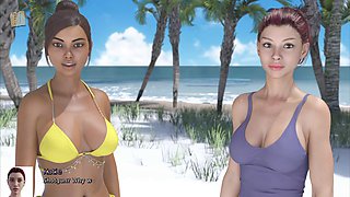 Where the heart truly lies in a hot visual novel featuring big booties and busty babes